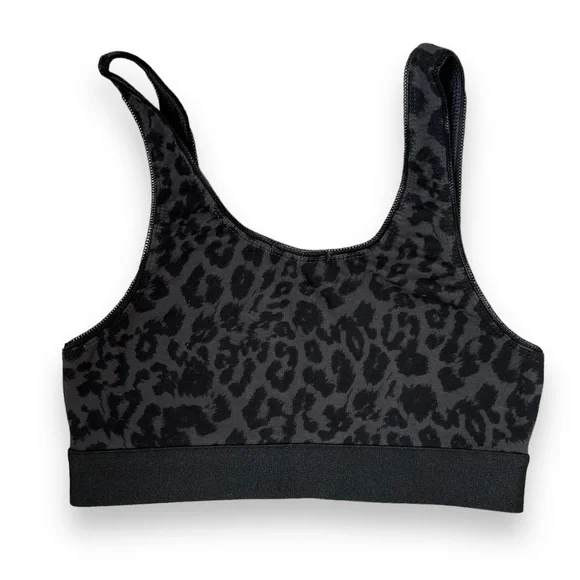 LNA Black Leopard Sports Bra | NWT Size Small - Picture 4 of 10